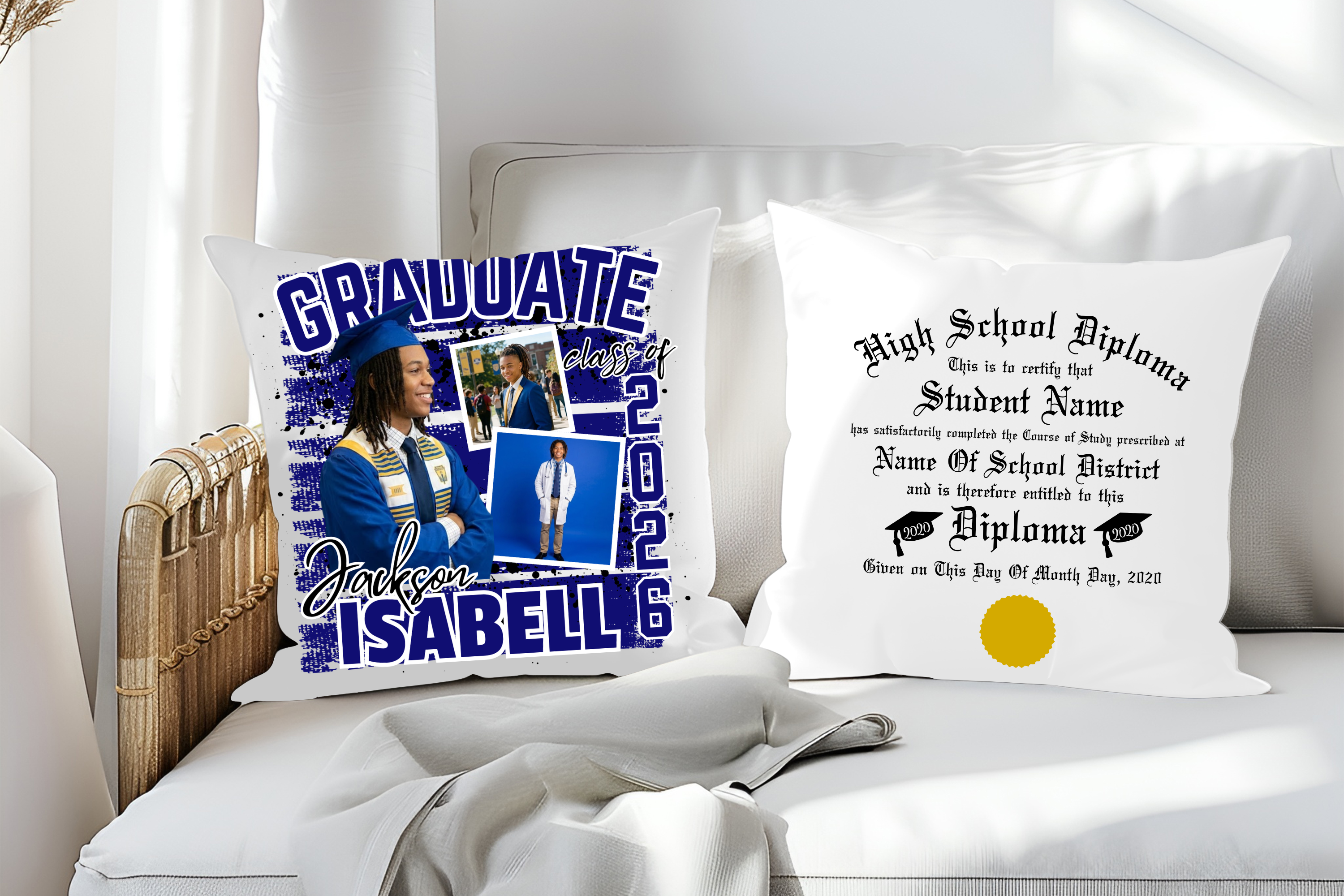Graduation Keepsake Pillow